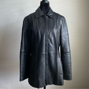 SOLD Black Vintage Danier Leather Jacket